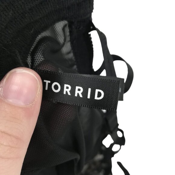 Torrid Leopard Print Underwire Sheer Nightie Negligee Size 2 Lingerie Strappy - Picture 2 of 16